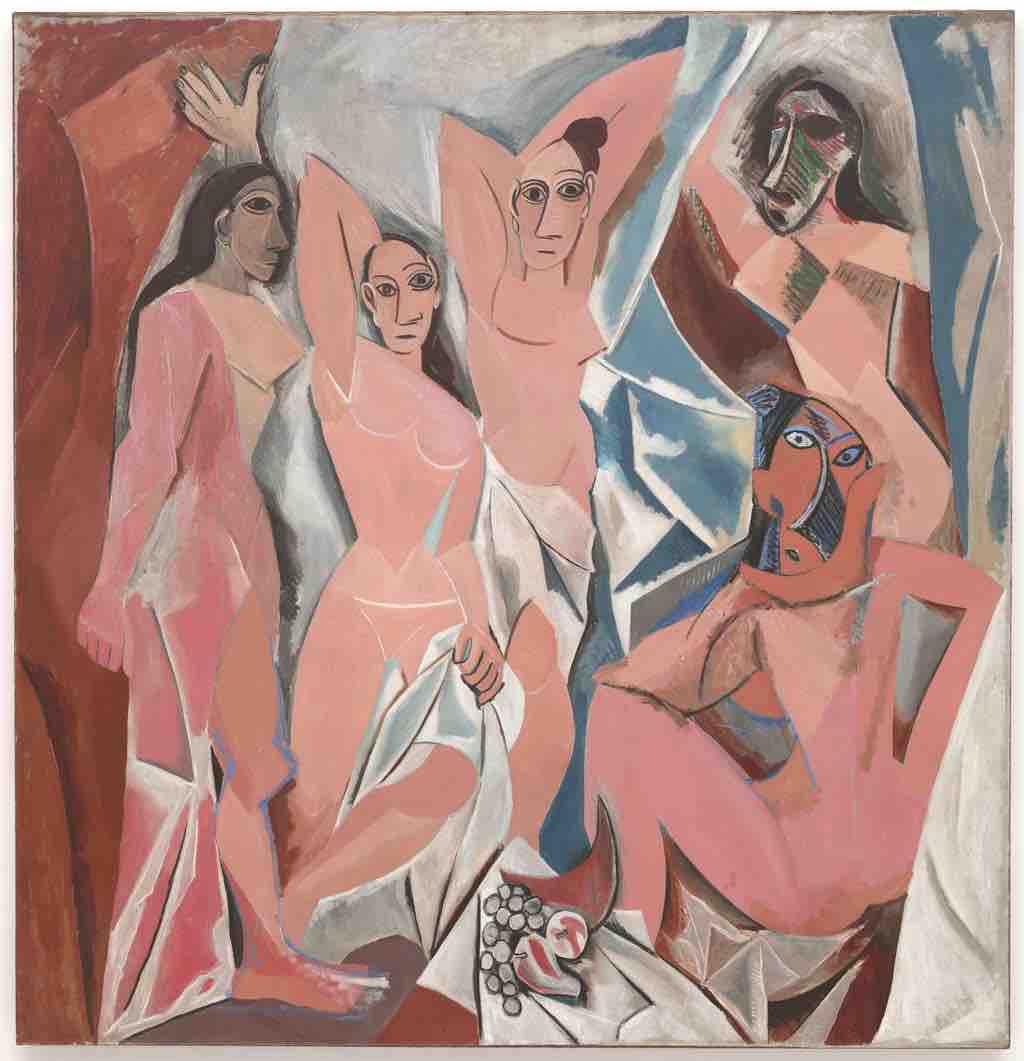 Les Desmoiselles d'Avignon, Pablo Picasso, 1907