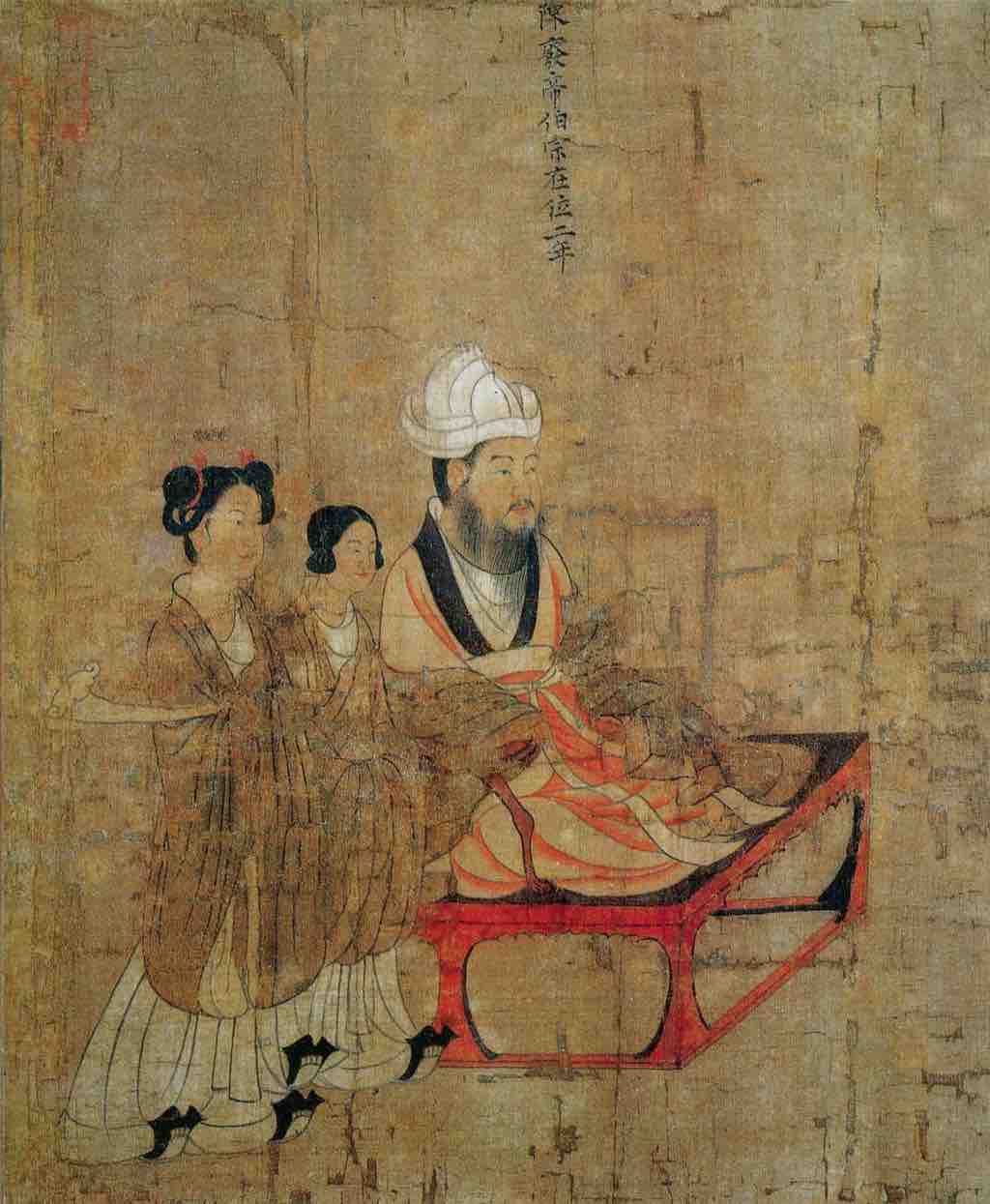 Yan Liben, Thirteen Emperors Scroll (detail)