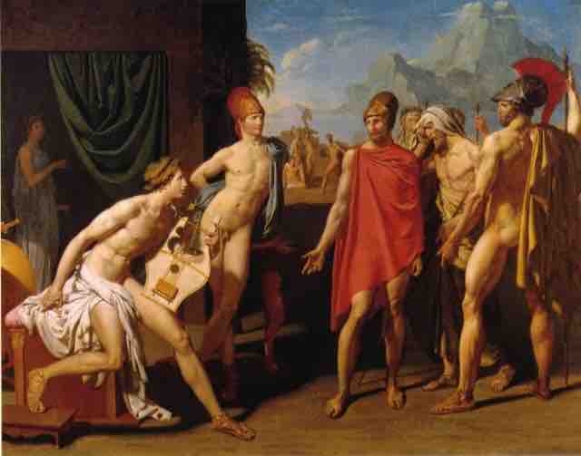 The Envoys of Agamemnon, by Ingres, 1801