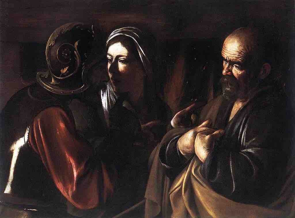 Caravaggio, <em>The Denial of St. Peter</em>, 1610