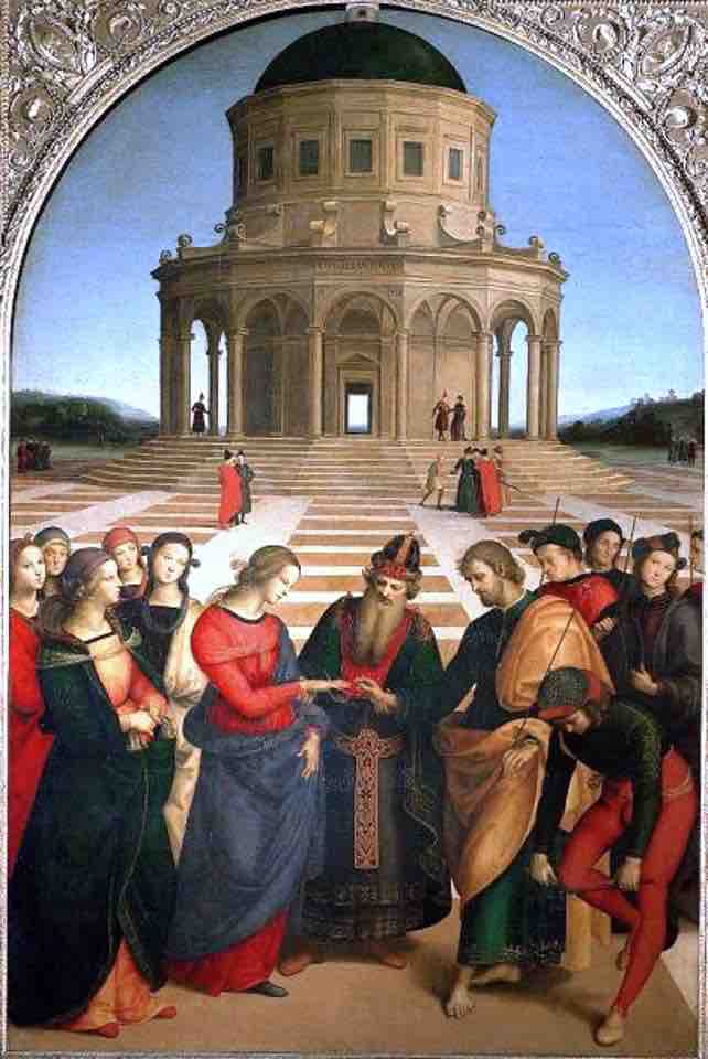 Marriage of the Virgin, by Raphael