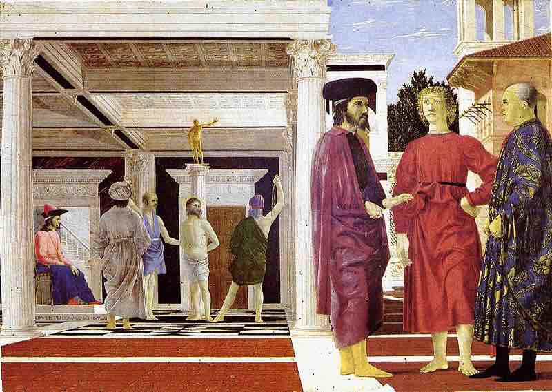 The Flagellation of Christ by Piero della Francesca, 1460