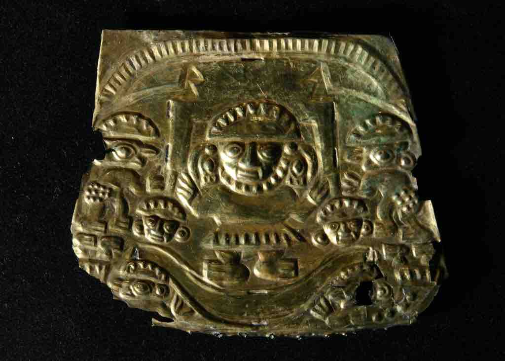 Golden Plaque from Chimú Culture