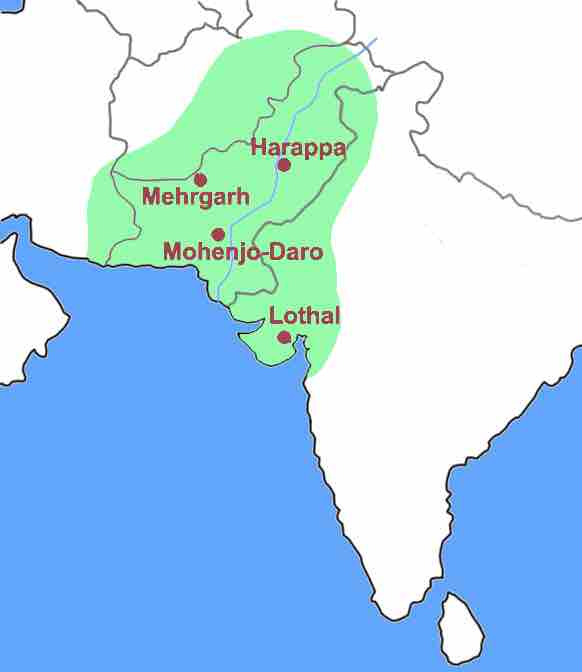 Indus Valley Civilization Map