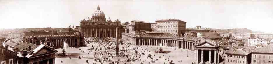 St. Peter's Square by Gian Lorenzo Bernini