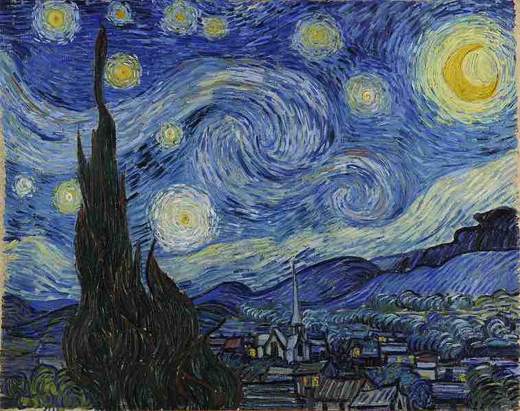 Vincent van Gogh, <em>The Starry Night</em>, 1889