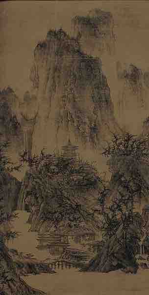 <em>A Solitary Temple amid Clearing Peaks </em>(晴), Li Cheng (c. 919 - c. 967 CE)