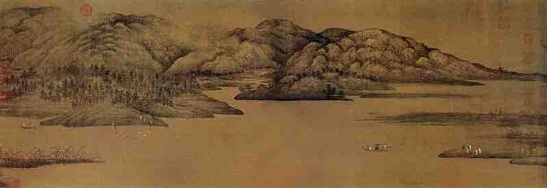 Dong Yuan, <em>Xiao and Xiang Rivers. </em>10th century