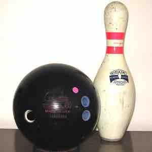 Bowling ball and pi