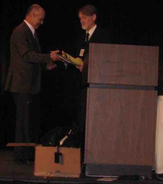 Eugene Fama Winning an Award
