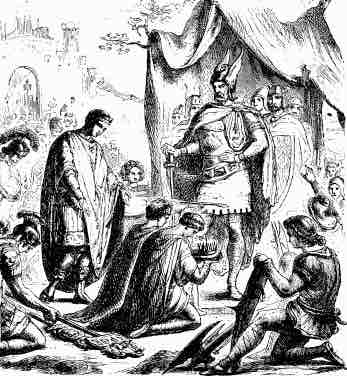 Romulus Augustus Resigns the Crown
