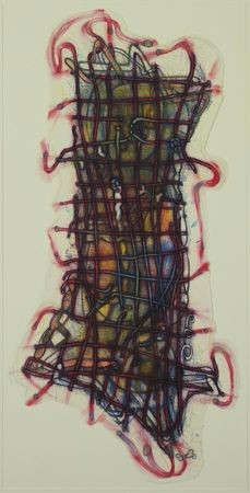 Elizabeth Murray, W<em>iggle Manhattan</em>, lithograph, 1992