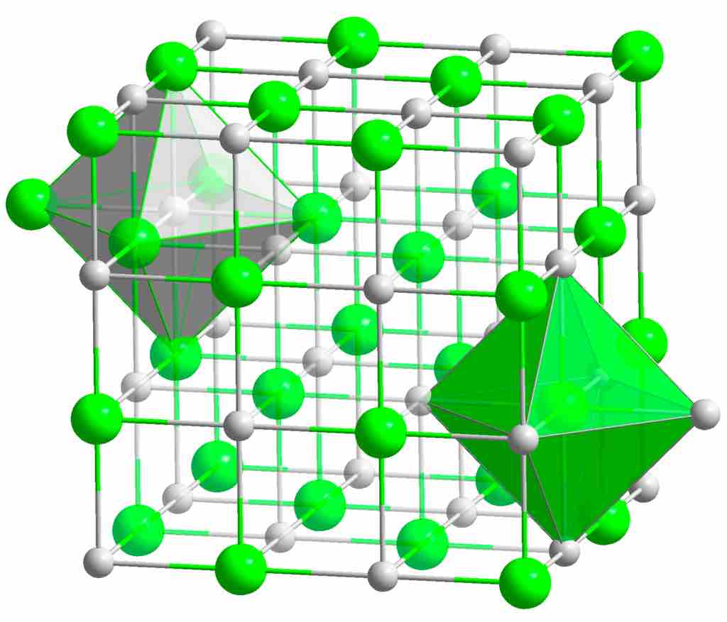 NaCl crystal structure