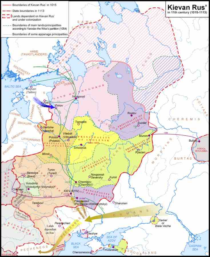 Kievan Rus' in 1015