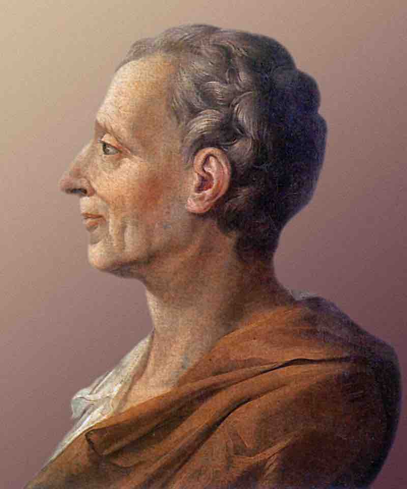 Montesquieu, portrait by an unknown artist, ca. 1727.