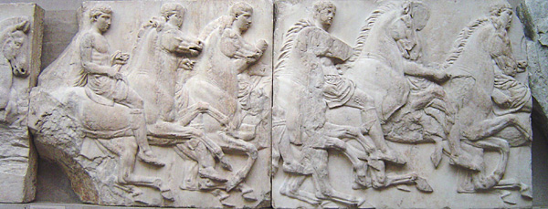 Phidias, <em>Horsemen in the Processional Scene</em>