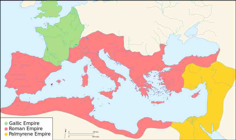 The Roman Empire in CE 271