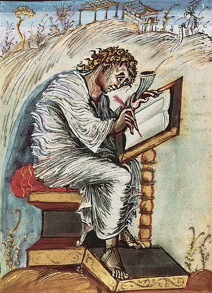 <em>Saint Matthew</em>, from the <em>Ebbo Gospels</em> (816-835)