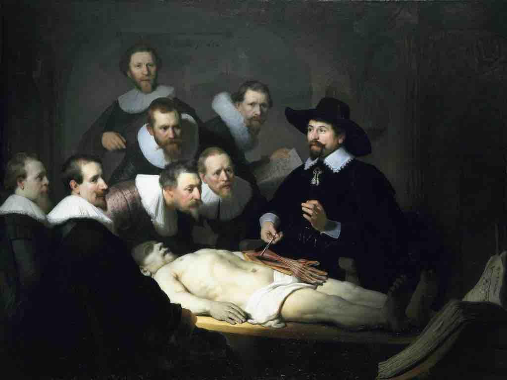 Rembrant's "The Anatomy Lesson of Dr. Nicolaes Tulp"