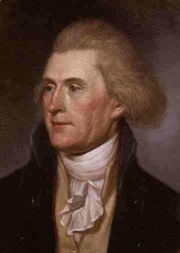Thomas Jefferson, by Charles Willson Peale, 1791