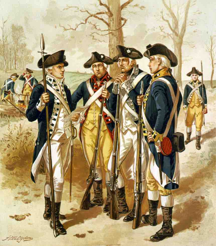 Continental Army, 1779-1783 by Henry Ogden, ca. 1897