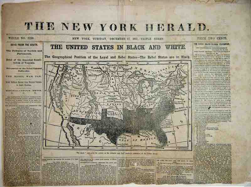 <em>The New York Herald </em>Penny Press, 1861