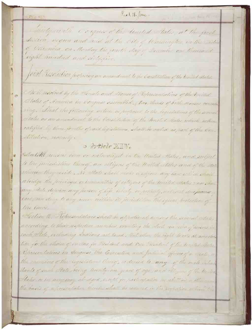 14th Amendment of the United States Constitution