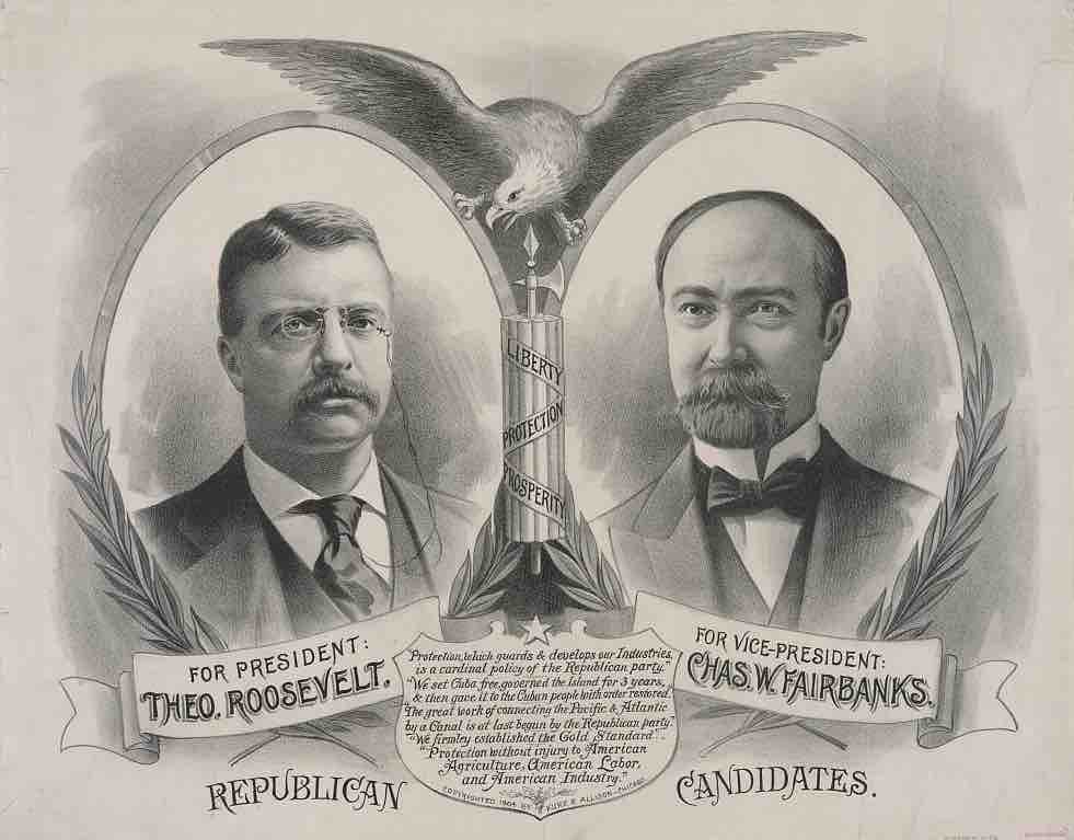 Roosevelt campaign poster