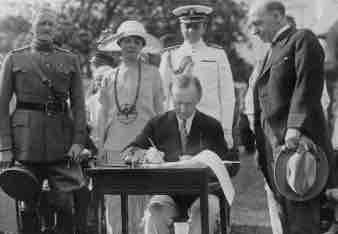 Signing of the Immigration Act of 1924