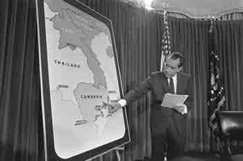 Nixon Addresses the Nation about U.S. Incursions into Cambodia