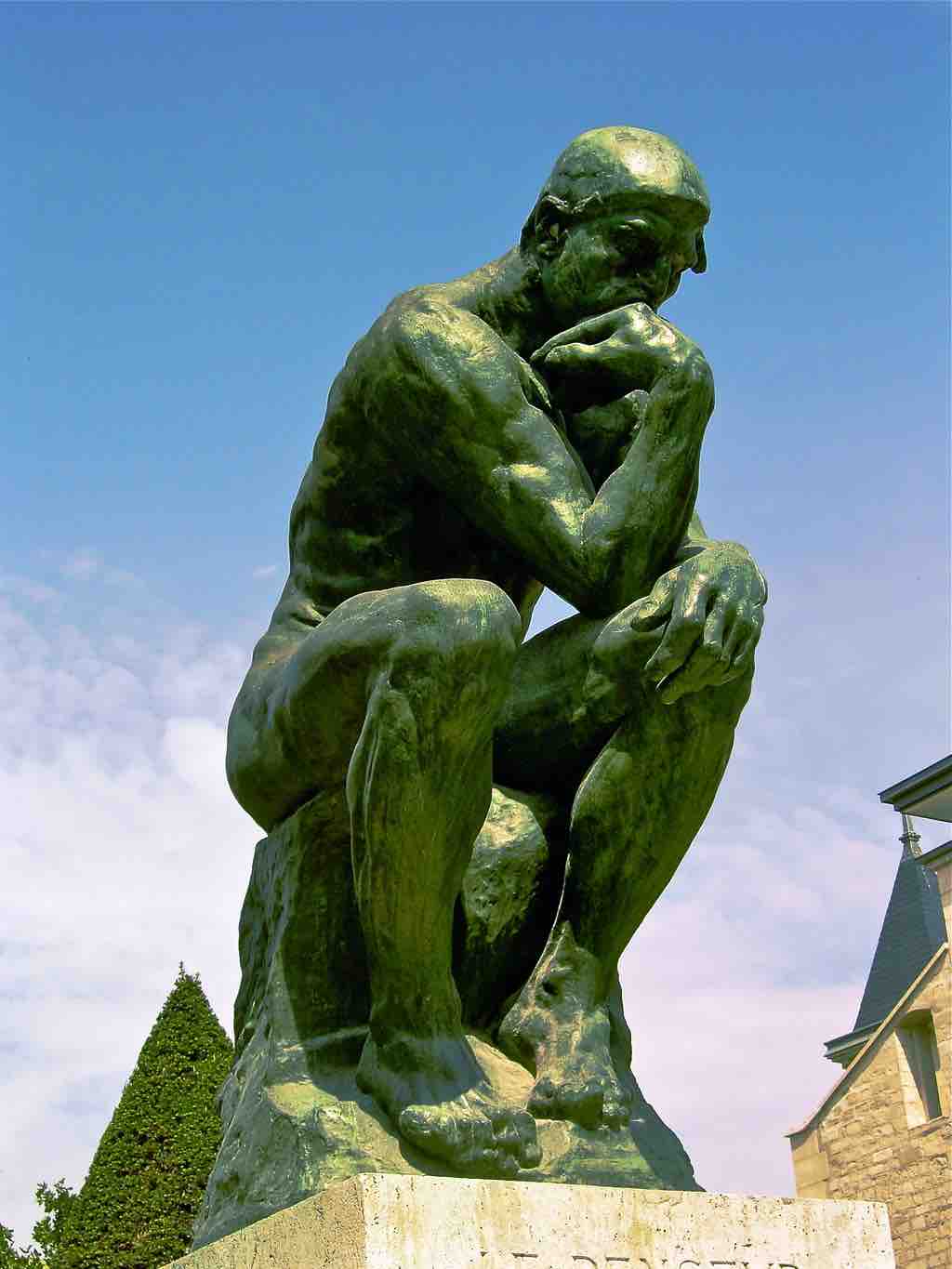 "The Thinker" by Auguste Rodin