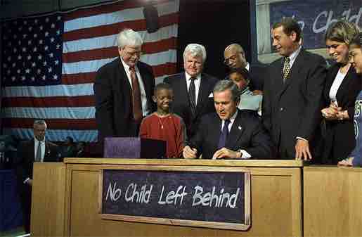 The Signing of the No Child Left Behind Act