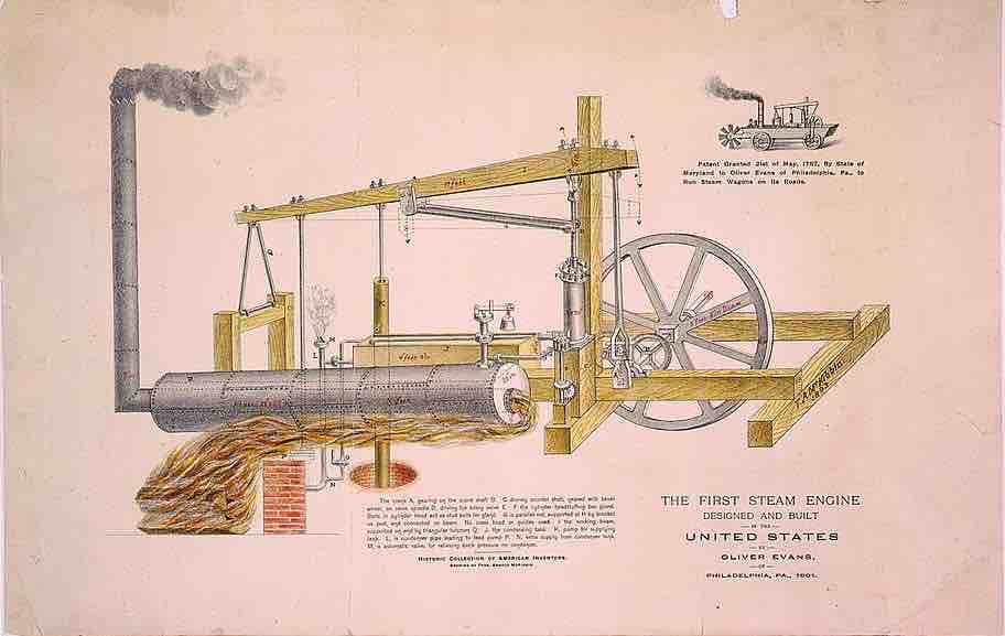 Steam engine design, 1801