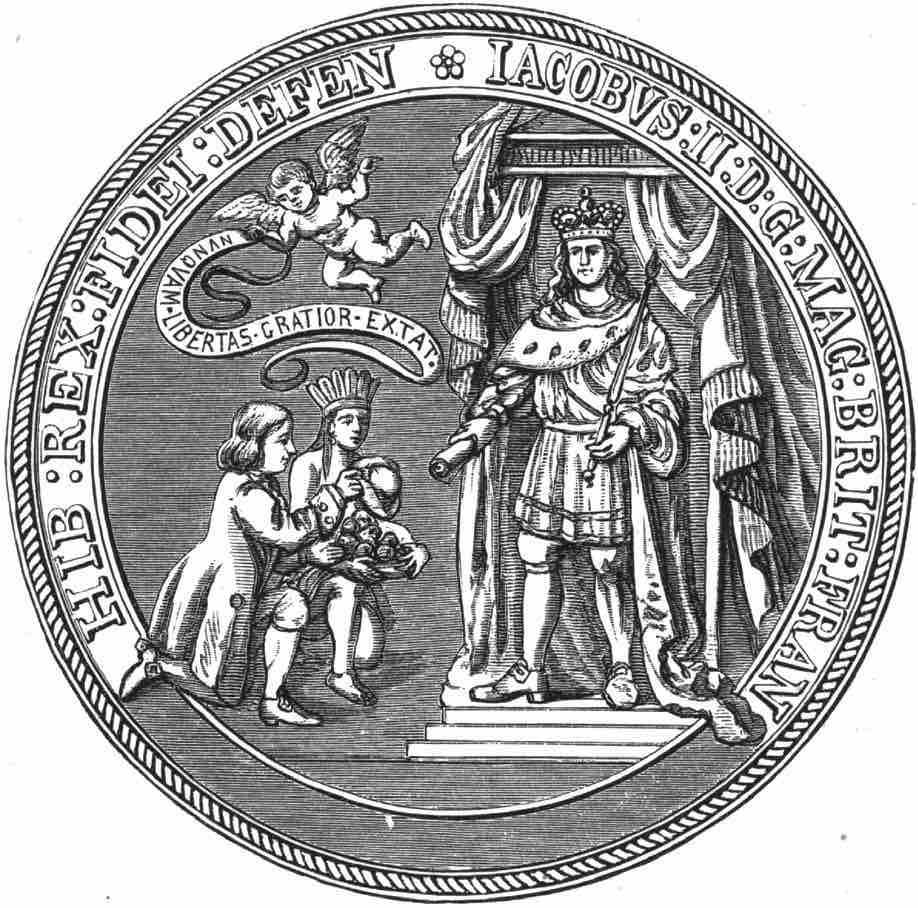 Seal of the Dominion of New England, 1686–1689