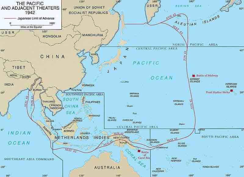 Pacific Theater Areas