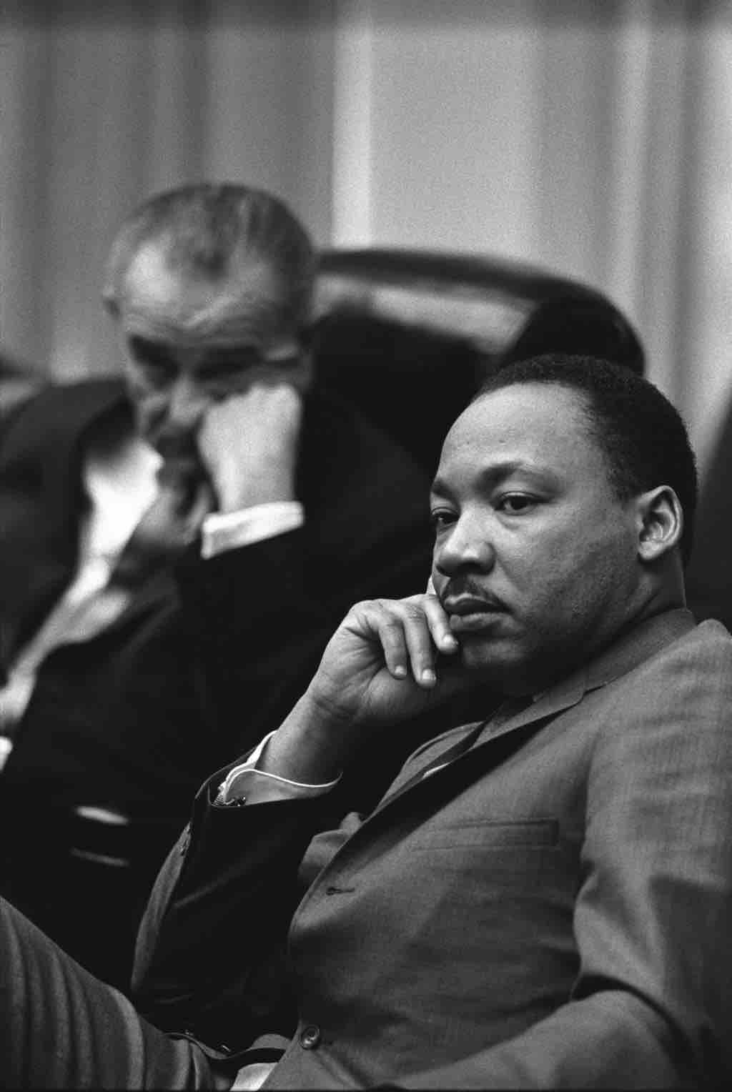 Martin Luther King, Jr and Lyndon Johnson