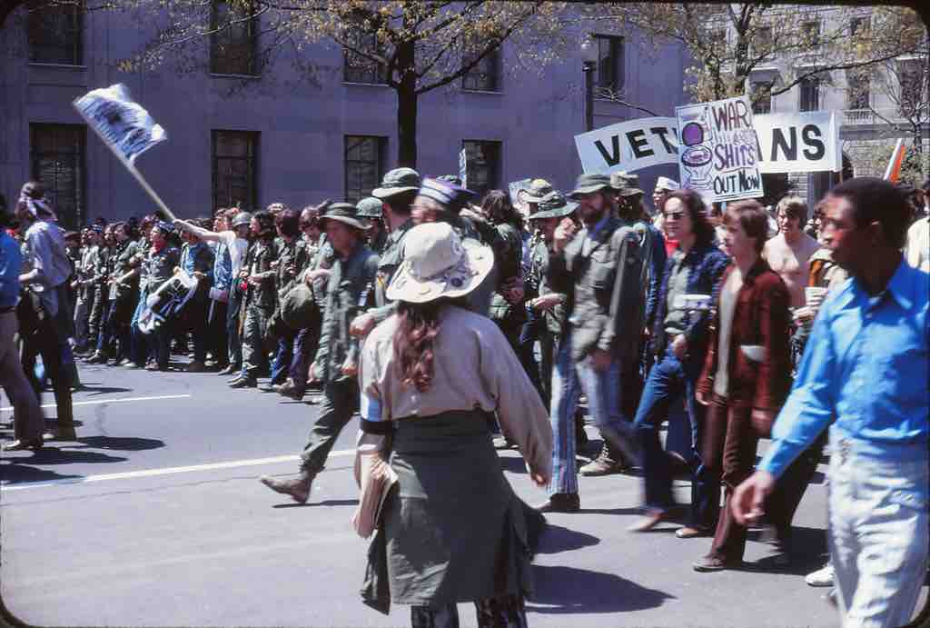 Vietnam War Protest in Washington D.C., April, 1971