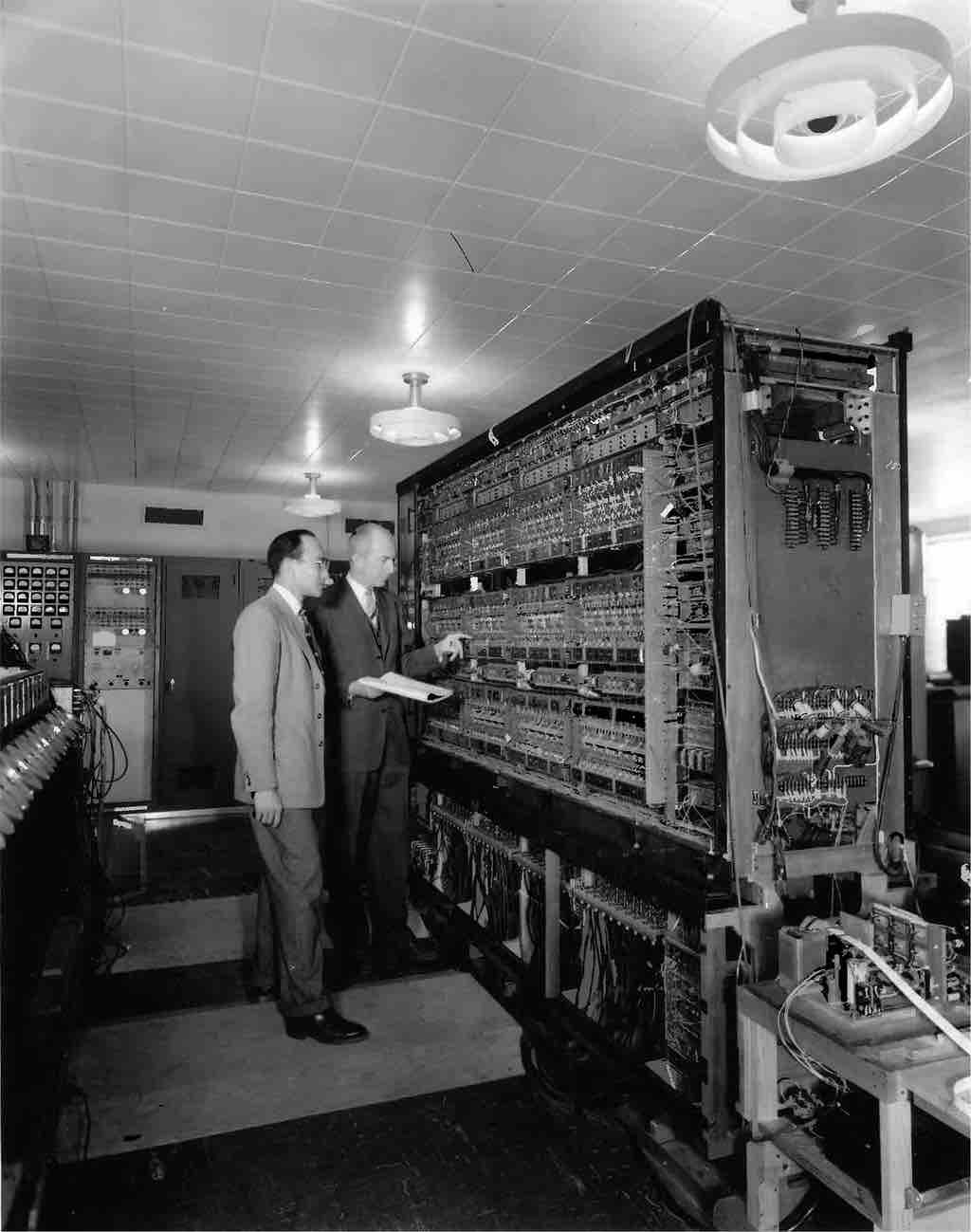 AVIDAC, one of the earliest digital computers, in 1953.
