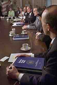 Bush Cabinet Meeting
