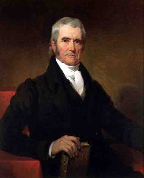 Portrait of John Marshall by Henry Inman (1832)