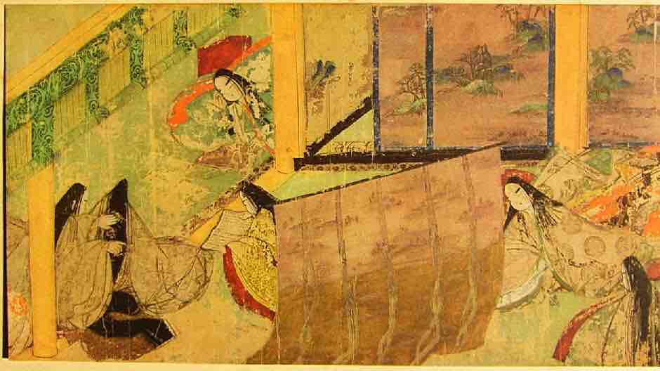 Panel from the Genji Monogatari Emaki pictorial scroll