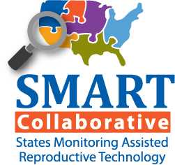 	Image of the SMART logo. SMART Collaborative. States Monitoring Assisted Reproductive Technology