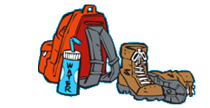 hiking gear