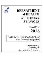 FY 2016 ATSDR 