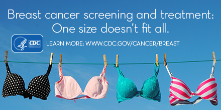 Breast cancer screening and treatment: One size doesn't fit all.