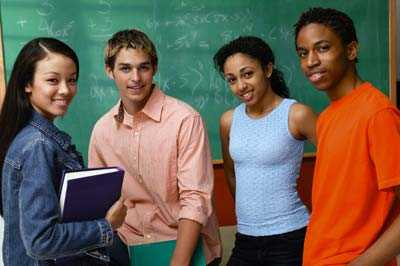 Group of students in classroom