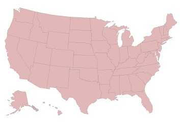 United States map