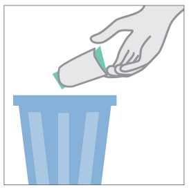 Throw used dental dam in trash.