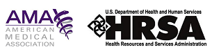 AMA and HRSA logos.