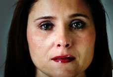 tearful woman